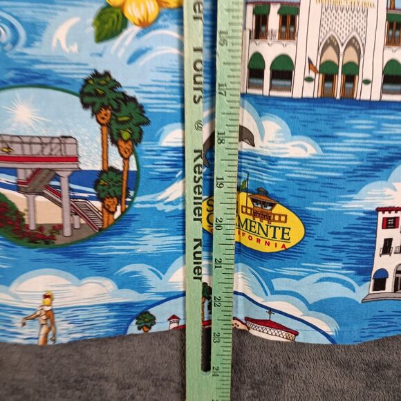 San Clemente City Hawaiian Shirt Youth Medium Blue Designs by Gavin - Picture 6 of 9